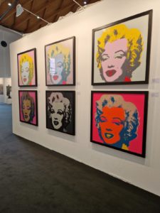 Andy Warhol - Marilyn Monroe - Messestand der Galerie Jeanne aus München