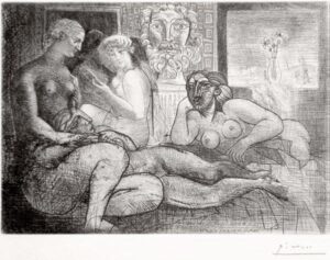 Pablo Picasso, Quatre femmes Nue, Galerie Jeanne, Muenchen