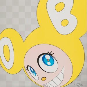 Takashi Murakami, And then and then and then and then and then (yellow) - 2011, 68 x 68 cm - Galerie Jeanne, Muenchen